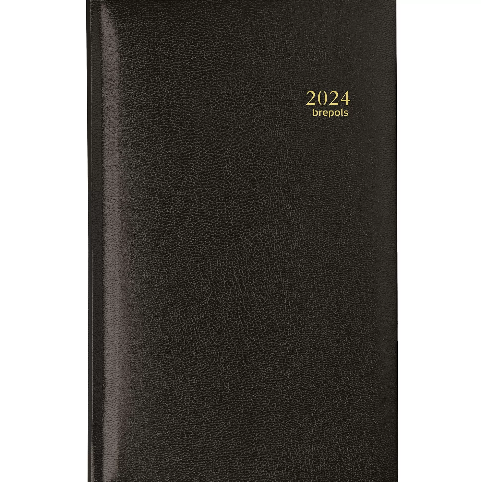 BREPOLS Agenda's-Agenda 9X16Cm 1 Week Op 2 Pagina's 6 Talen Interplan Lima Zwart