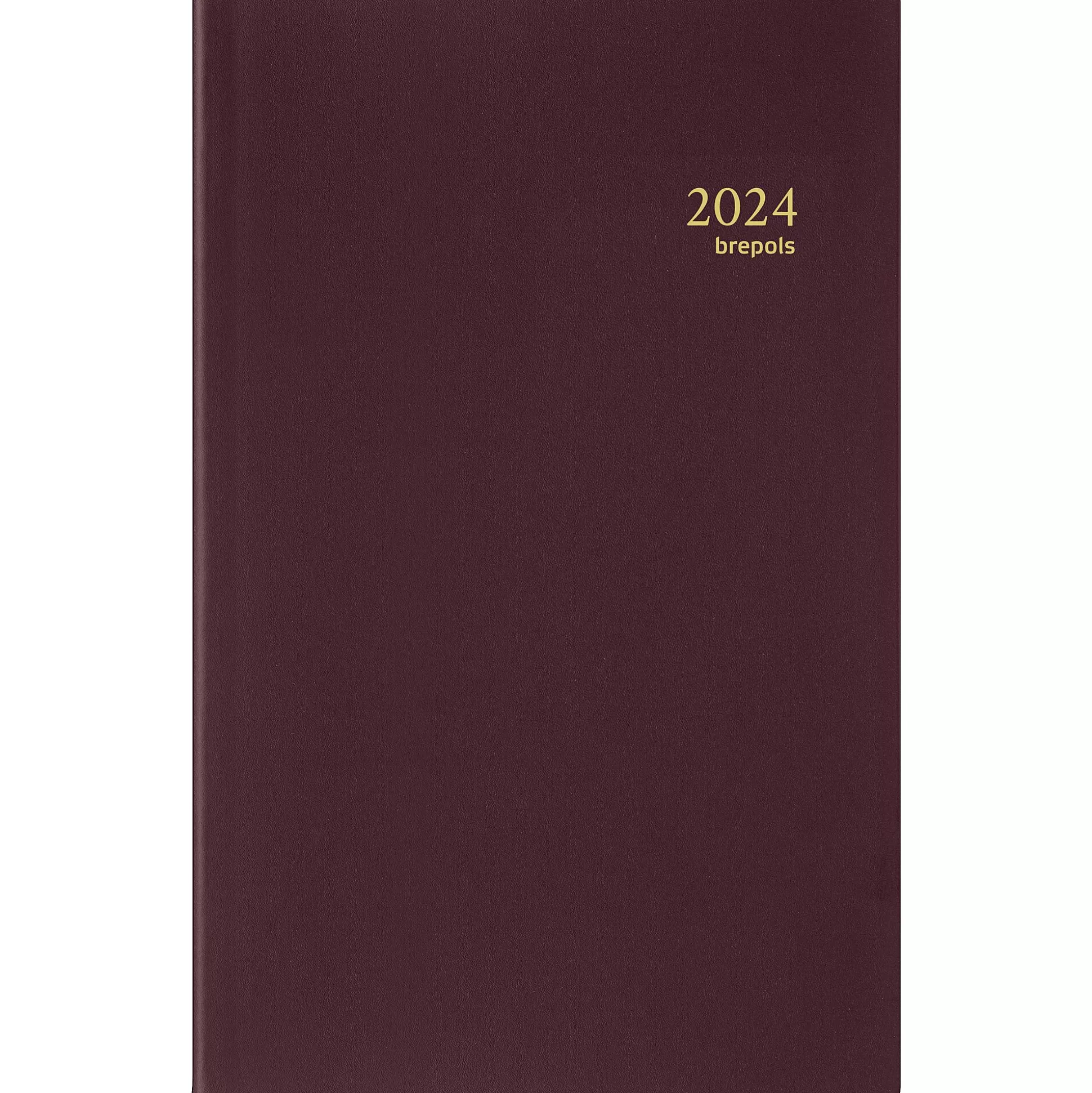 BREPOLS Agenda's-Agenda 9X16Cm 1 Week Op 2 Pagina's 6 Talen Interplan Seta Bordeaux