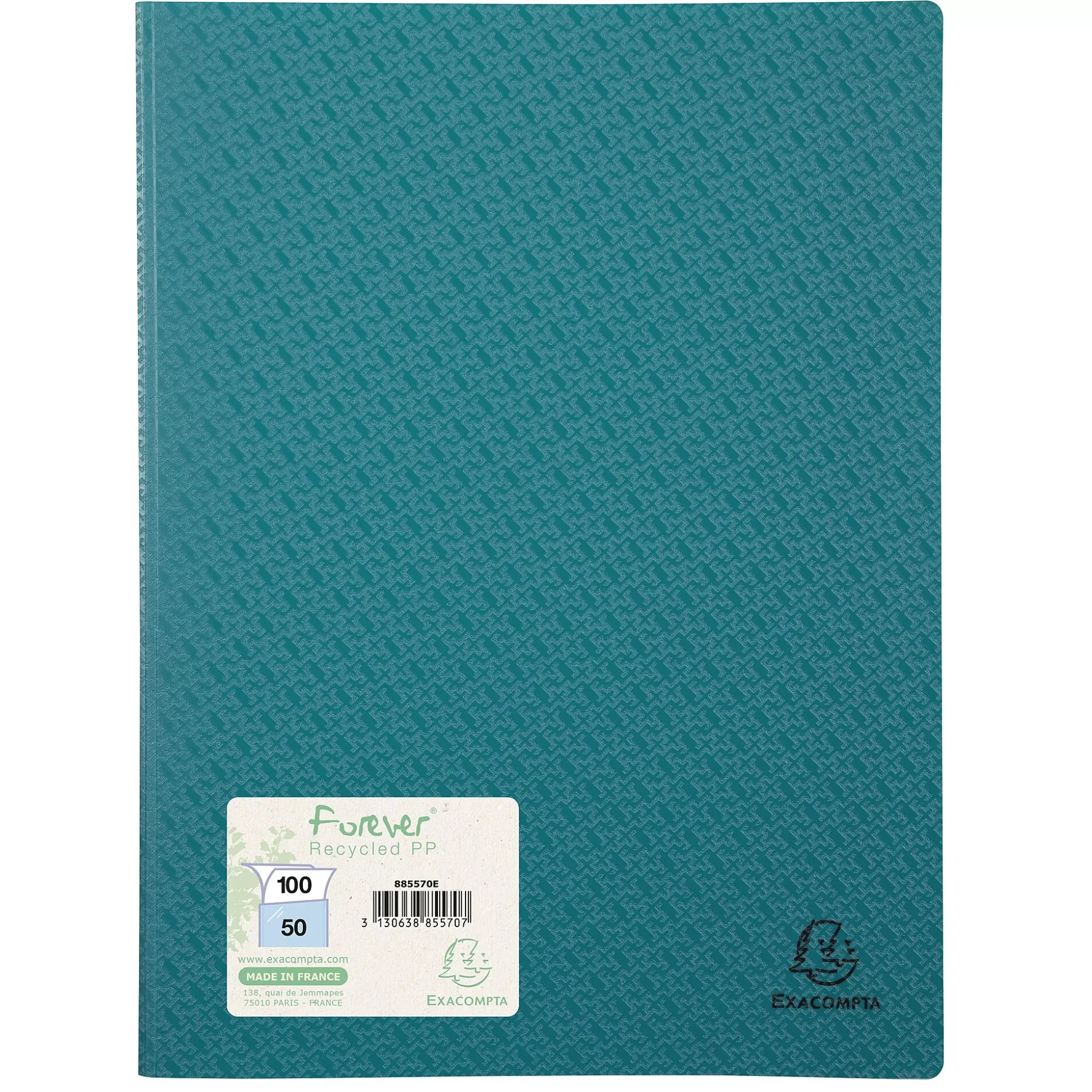 EXACOMPTA Klasseren-Forever Showalbum Pp A4 50 Tassen 100 Zichten 1 Van 4 Kleuren