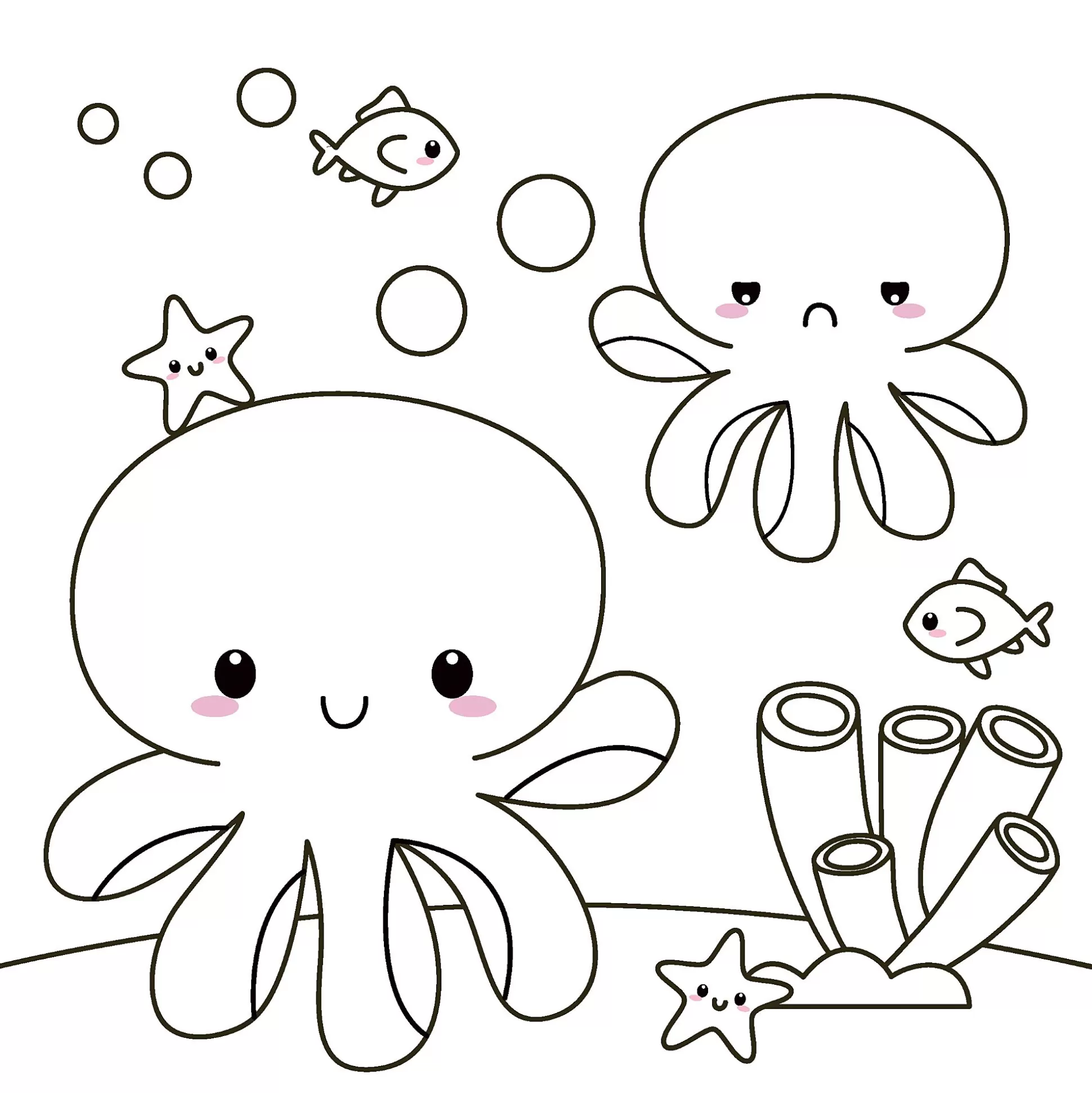 * Kleurboeken-Kleurboek I Love Kawaii Color Fun