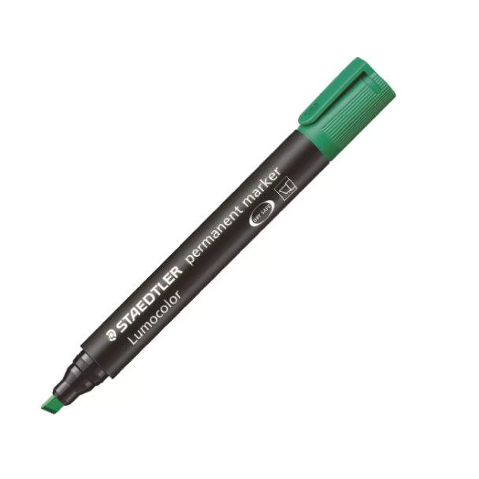 STAEDTLER Stiften-Lumocolor Permanent Marker Beitelpunt Groen