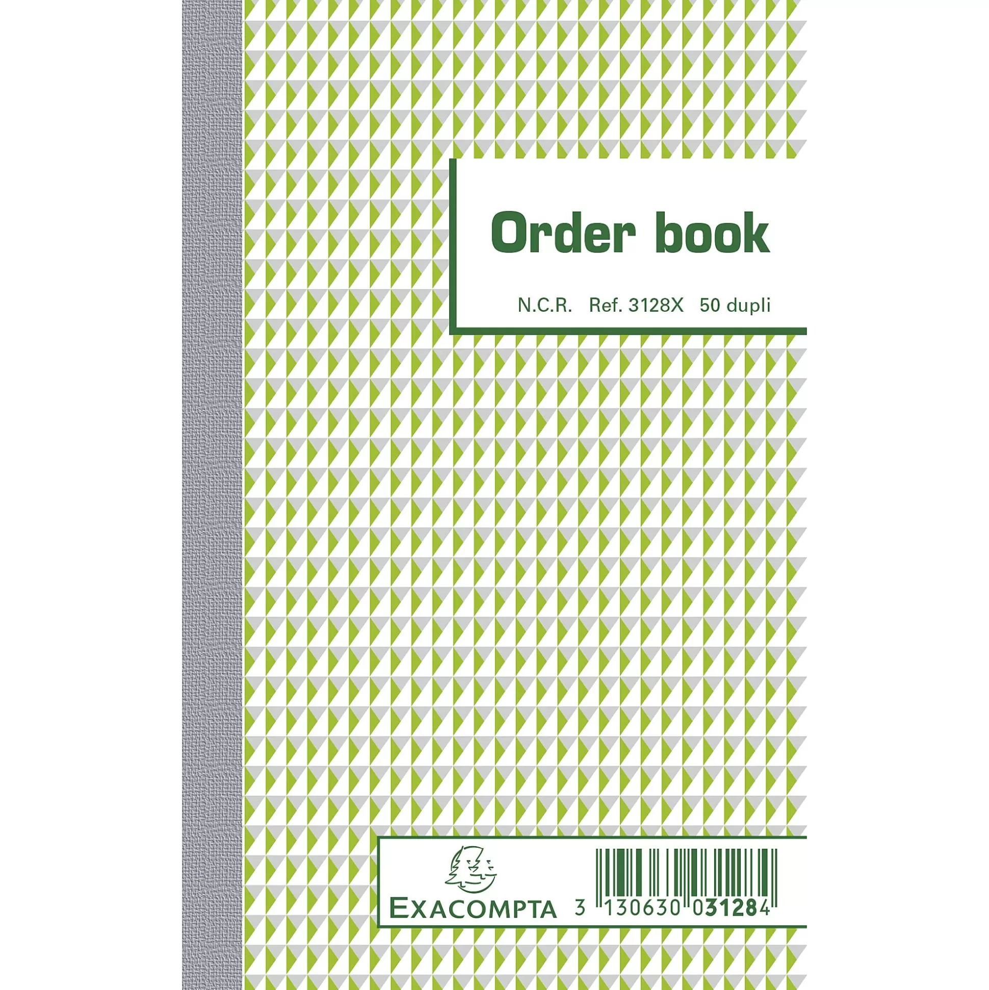 EXACOMPTA Speciaal Papier & Schrijfboeken-Orderbook Gelijnd 17X10,5Cm 50 Bladen Doorschrijfpapier Dupli Ref.3128X